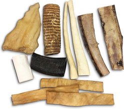 Wild Eats Water Buffalo Prime Select Grain-Free Assorted Variety Pack Dog Chew Treats, 11 count