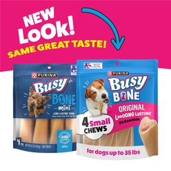 Busy Bone Long Lasting Rawhide-Free Real Meat Small Dog Treats, 4 count slide 2 of 8