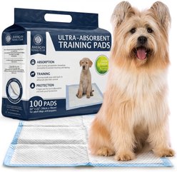 American Kennel Club Dog Training Pads, 22 x 22-in, 100 count, Fresh Cut Grass Scented