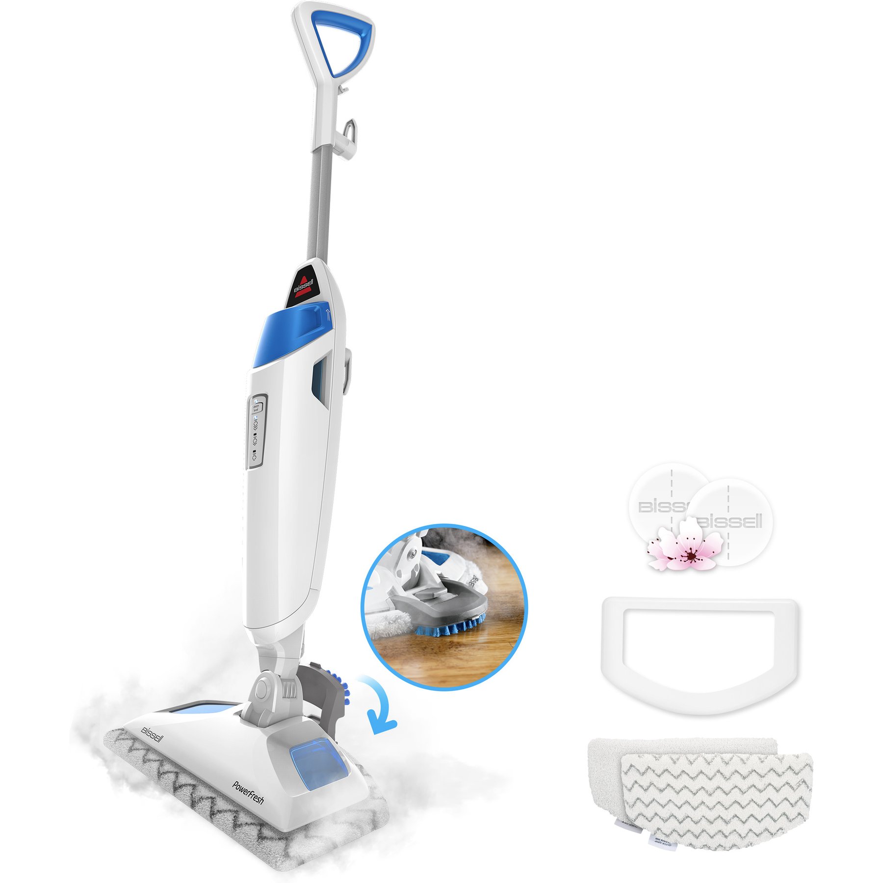 Bissell PowerFresh Steam Mop Hard Floor Steam Cleaner