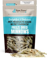 Raw Paws Freeze-Dried Smelt Minnows Raw Dog & Cat Treats, 2-oz bag