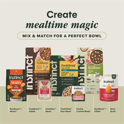 Show full view: Instinct FreshDried Bites Puppy Grain-Free Cage-Free Chicken Recipe Freeze-Dried Dog Food, 25-oz bag slide 9 of 9