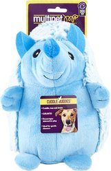 Multipet Hedgehog Squeaky Plush Dog Toy, Color Varies, 1 count