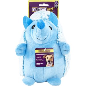 Multipet Hedgehog Squeaky Plush Dog Toy, Color Varies, 1 count