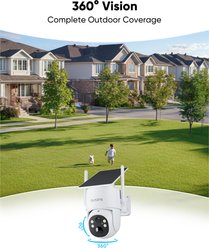 blurams 4MP Wireless Solar Powered Outdoor Security Dog Camera slide 2 of 8