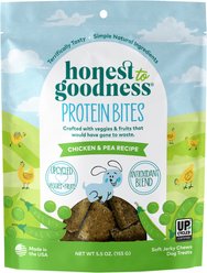 Honest To Goodness Chicken & Peas Protein Bites Soft & Chewy Dog Treats, 5.5-oz bag