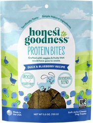 Honest To Goodness Duck & Blueberry Protein Bites Soft & Chewy Dog Treats, 5.5-oz bag