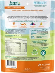 Honest To Goodness Beef & Carrots Protein Bites Soft & Chewy Dog Treats, 5.5-oz bag slide 2 of 2