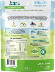 Honest To Goodness Chicken & Peas Protein Bites Soft & Chewy Dog Treats, 5.5-oz bag slide 2 of 2