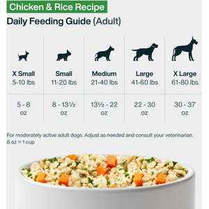 JustFoodForDogs Pantry Fresh Chicken & White Rice Fresh Dog Food, 12.5-oz pouch, case of 12