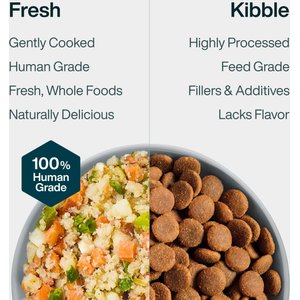 JustFoodForDogs Fish & Sweet Potato Recipe Frozen Human-Grade Fresh Dog Food, 72-oz pouch, case of 7