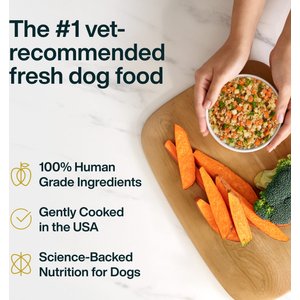 JustFoodForDogs Fish & Sweet Potato Recipe Frozen Human-Grade Fresh Dog Food, 72-oz pouch, case of 7