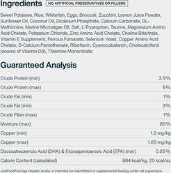 JustFoodForDogs Veterinary Diet Hepatic Support Low Fat Frozen Human-Grade Fresh Dog Food, 18-oz pouch, case of 7 slide 2 of 9