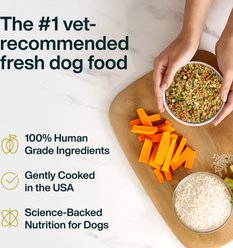 JustFoodForDogs Veterinary Diet Hepatic Support Low Fat Frozen Human-Grade Fresh Dog Food, 18-oz pouch, case of 7 slide 2 of 9