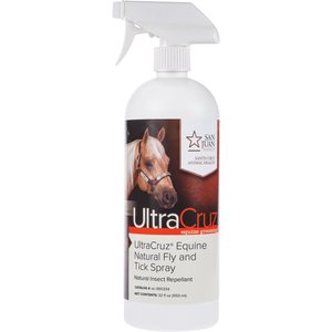 UltraCruz Natural Horse Fly & Tick Spray, 32-fl oz bottle