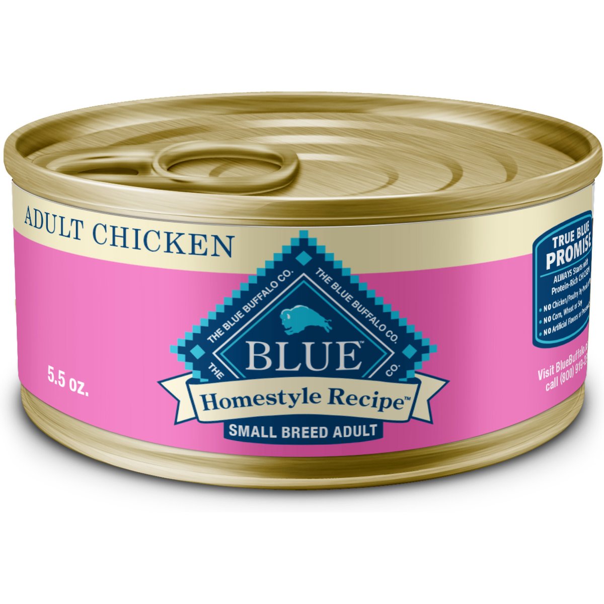 Blue Buffalo Homestyle Small Breed Chicken Dog Food, 5.5-oz, 24 ct