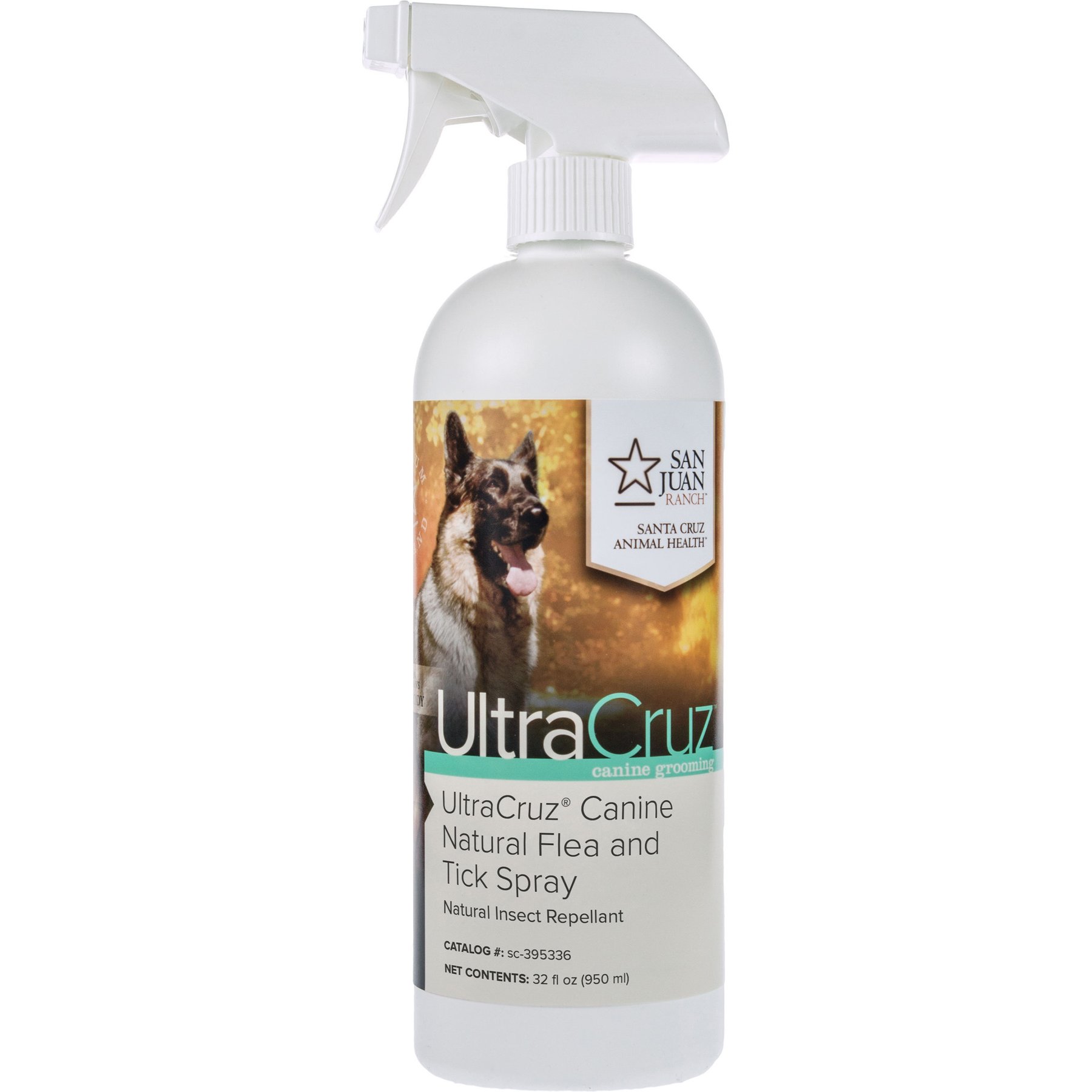 UltraCruz Natural Dog Flea & Tick Spray, 32-fl oz bottle