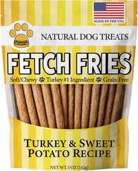 American Pet Food Fetch Fries Turkey & Sweet Potato Grain-Free Dog Treats, 5-oz bag