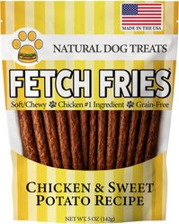 American Pet Food Fetch Fries Chicken & Sweet Potato Dog Treats, 5-oz bag slide 1 of 7