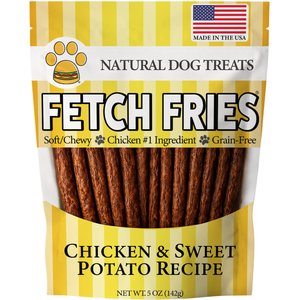 American Pet Food Fetch Fries Chicken & Sweet Potato Dog Treats, 5-oz bag