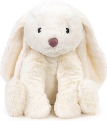Pupstages Floppy Cuddle Companion Lavender Scented Bunny Plush Dog Toy, Grey, Large