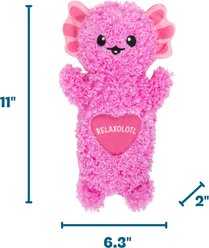 Pupstages Microwavable Calming Cuddle Companion Axolotl Plush Dog Toy Pink slide 2 of 6
