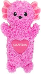 Pupstages Microwavable Calming Cuddle Companion Axolotl Plush Dog Toy Pink slide 1 of 6