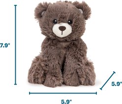 Pupstages Floppy Cuddle Companion Coconut Scented Bear Plush Dog Toy, Brown, Small slide 2 of 6