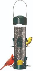 Brome Mega 600 Tube Wild Bird Feeder, Green, 18-in