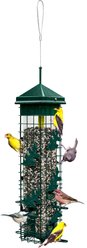 Brome Squirrel Solution 200 Wild Bird Feeder, Green, 20-in