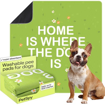 PetSpy PetSpy Grass Pattern Washable Dog Pee Pads, 72 x 72-in