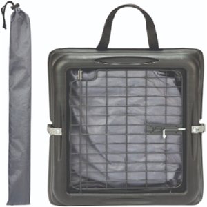 ETNA Pop Open Portable Dog Kennel, Gray, 18.5 x 17.25 x 47-in