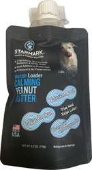 Starmark Muzzle Loader Calming Peanut Butter Lickable Dog Treat, 6.2-oz bag