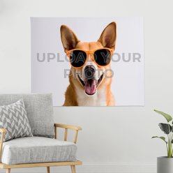 Karisma Decor Custom Photo Personalized Wall Hanging Tapestry, 29 x 37-in