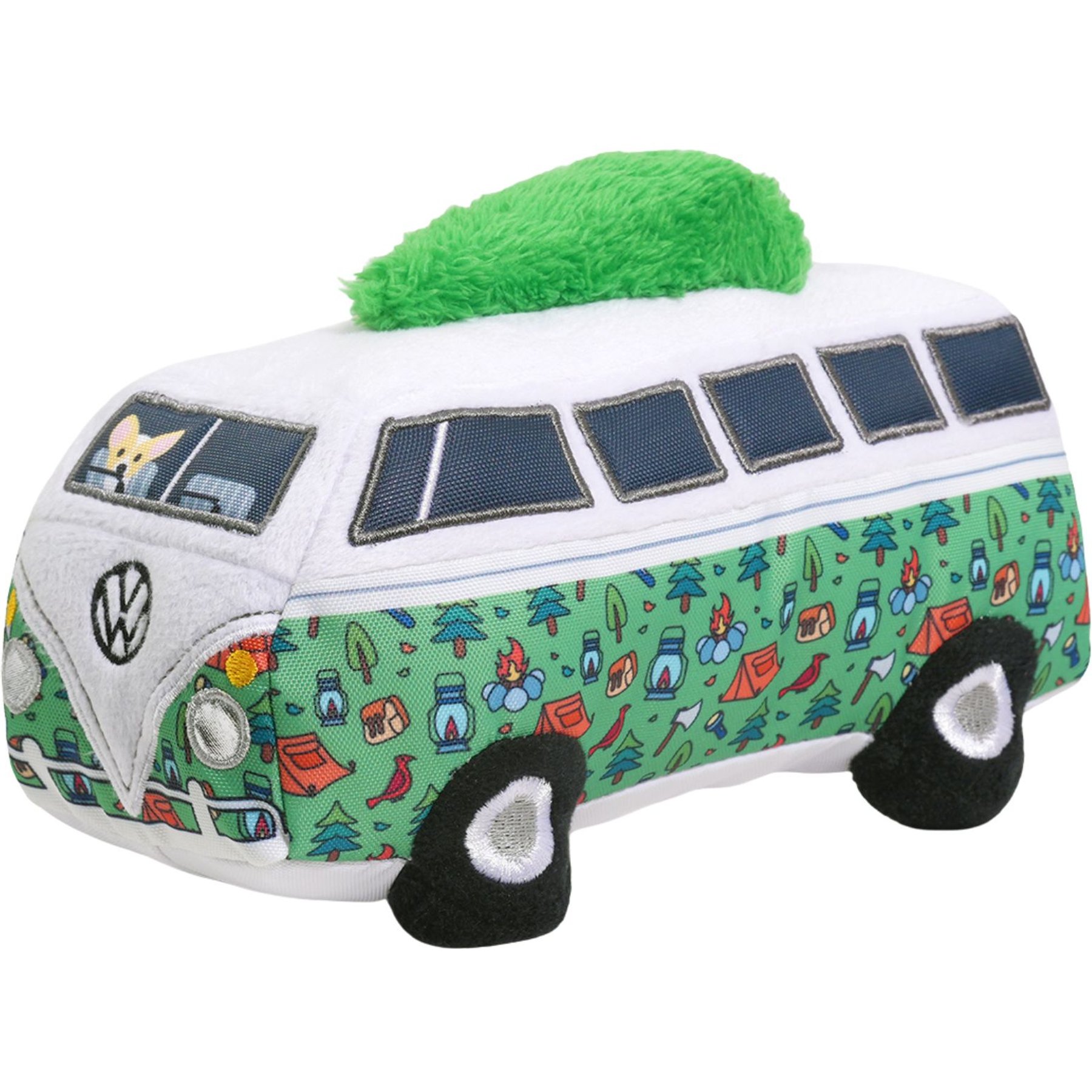 HugSmart Volkswagen Camper Van Plush Squeaky Dog Toy, Small/Medium