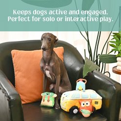 HugSmart Volkswagen Camper Van Hide & Seek Puzzle Plush Squeaky Dog Toy, Small/Medium slide 2 of 5