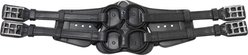 Stubben Equi-Soft Pad Leather Horse Girth, Black/Brown, 32-in