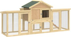 PawHut Wooden Outdoor Chicken Coop, 80-in