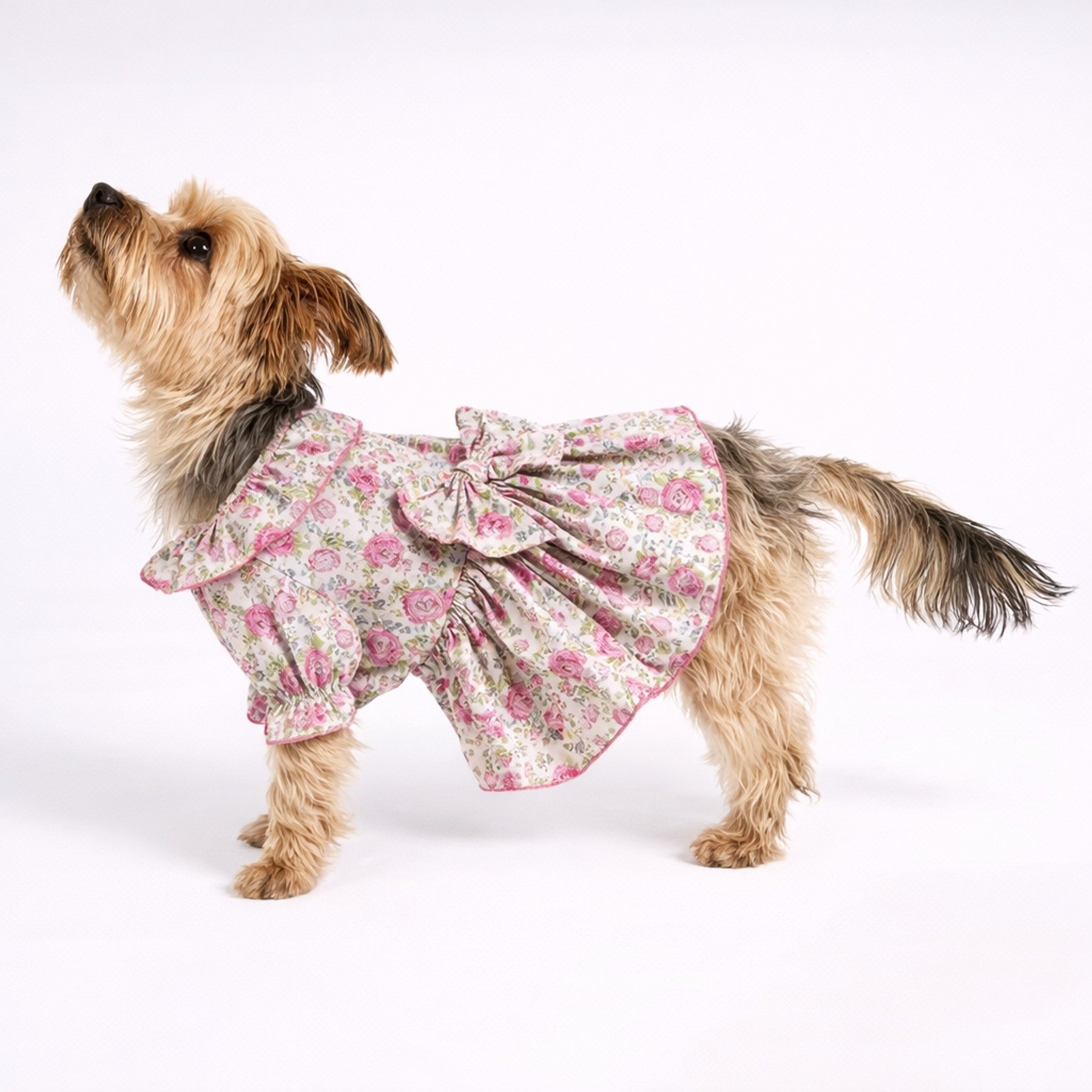 Found My Animal Flower Dog Dress, Pink Floral, XXX-Large