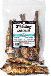 Palz&Co Fishdog Grain-Free Sardines Dehydrated Dog Treats, 2.5-oz pouch