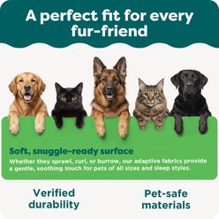 FurHaven ThermaNAP Faux Fur Self-Warming Dog & Cat Mat, Leopard, Small slide 2 of 9