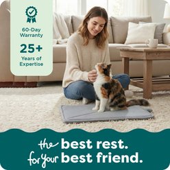 FurHaven ThermaNAP Faux Fur Self-Warming Dog & Cat Mat, Snow Leopard, Small slide 2 of 9