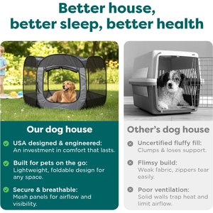 FurHaven Soft-Sided Dog & Cat Playpen, Hunter Green, X-Large