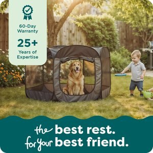 FurHaven Soft-Sided Dog & Cat Playpen, Hunter Green, X-Large