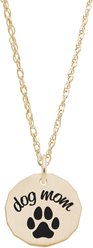 Rembrandt Charms Dog Mom Necklace Set Memorial Keepsake, Gold, 18-in
