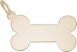 Rembrandt Charms Dog Bone Memorial Keepsake, Gold, 26 x 15.96-mm