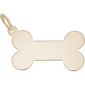 Rembrandt Charms Dog Bone Memorial Keepsake, Gold, 26 x 15.96-mm