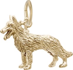 Rembrandt Charms German Shepherd Memorial Keepsake, Gold, 21.2 x 15.89-mm