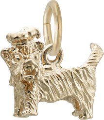 Rembrandt Charms Yorkshire Memorial Keepsake, Gold, 14.1 x 11.46-mm slide 2 of 3