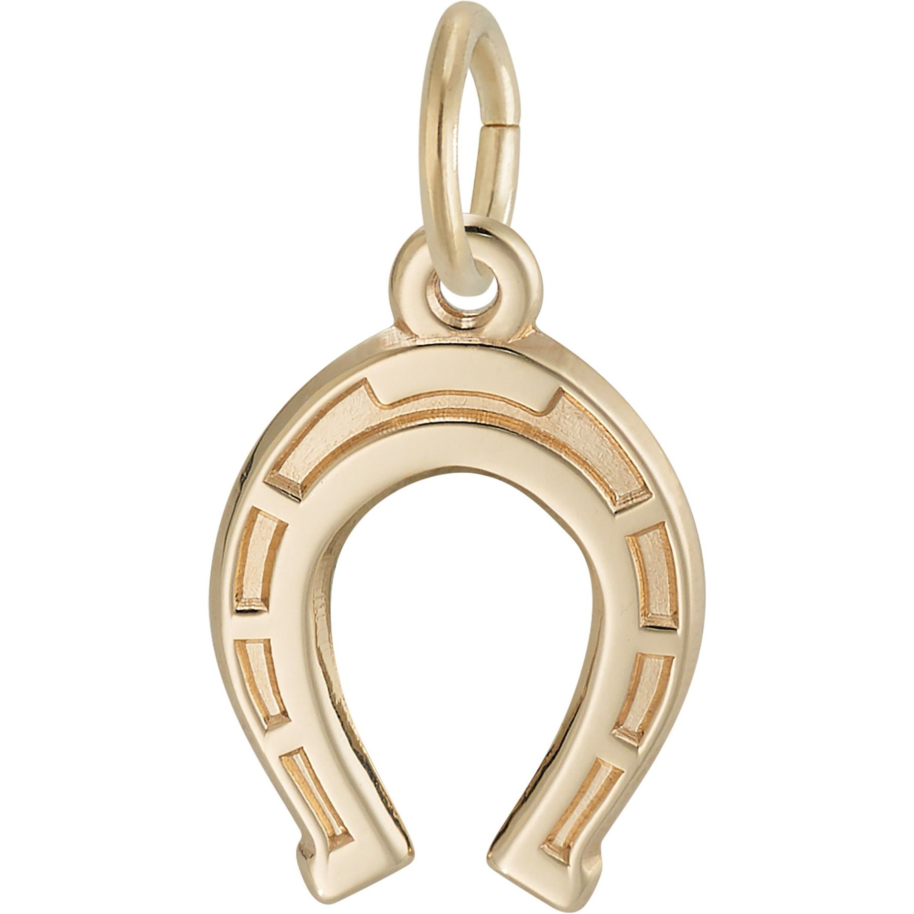 Rembrandt Charms Horseshoe Memorial Keepsake, Gold, 12.27 x 13.47-mm